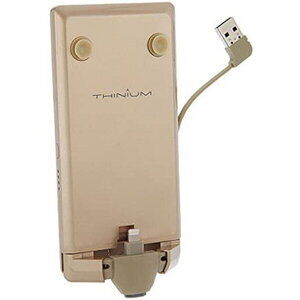 Thinium Cordless Phone Charger 3000mAh Battery for iPhone Android Gold